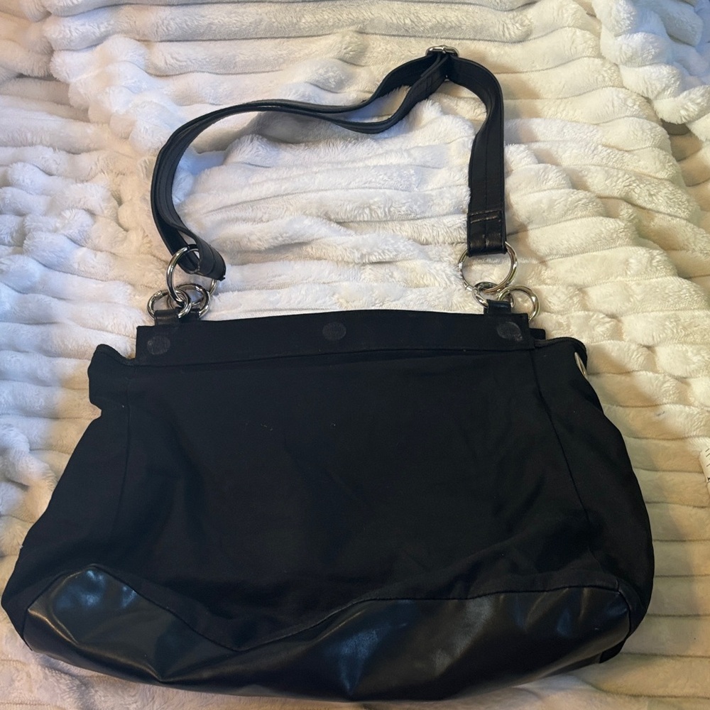 Miche Grey Metallic Prima Faux Leather Shoulder Bag​  Women Color Grey EUC - Picture 7 of 10